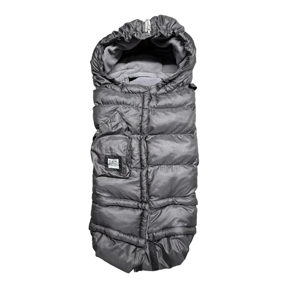 7 A.M. Enfant Blanket 212 Evolution Stroller Footmuff Bunting Grey B212E 0M-4T